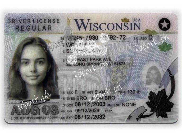Wisconsin Fake ID (NEW) - IDPark.ph